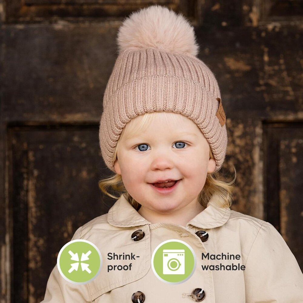 KeaBabies 2-Pack Baby Hats Macaron Toddler, Boys, Girls 6-36 Months (Macaron, M) - Picture 6 of 9